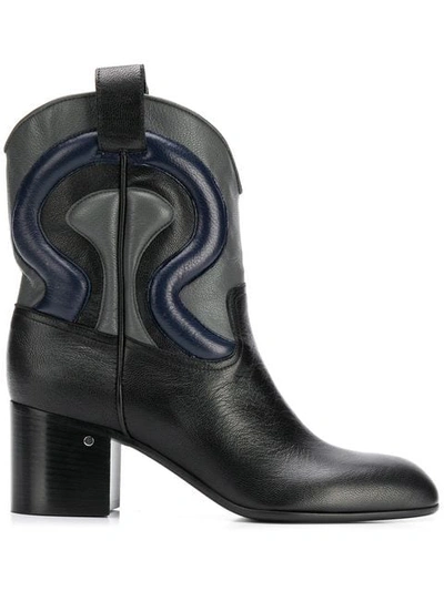 Laurence Dacade Ankle Boots "tiago" In Black/blue