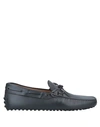 Tod's Loafers In Steel Grey