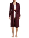 Portolano Luxury Knit Robe In Maroon