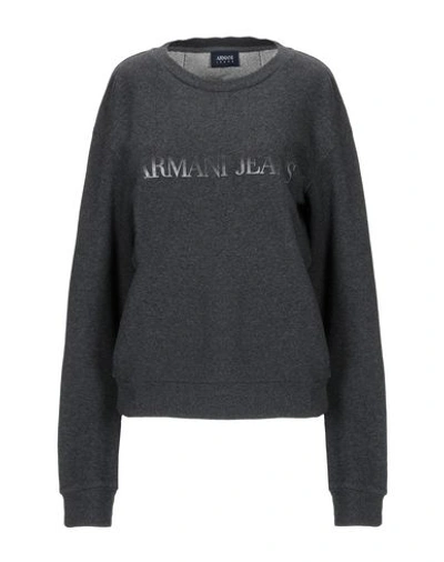 Armani Jeans Sweatshirts In Steel Grey