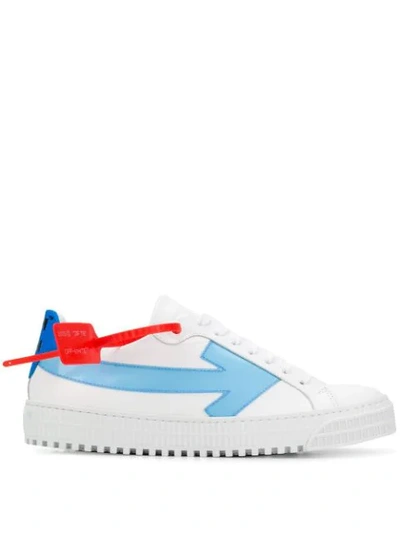Off-white Leather Sneakers In White