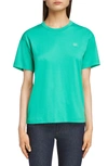 Acne Studios Nash Face Tee In Sharp Green