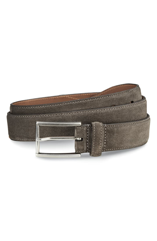 allen edmonds leather belt