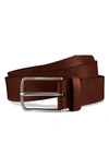 Allen Edmonds Broadway Avenue Leather Belt In Chili Calfskin