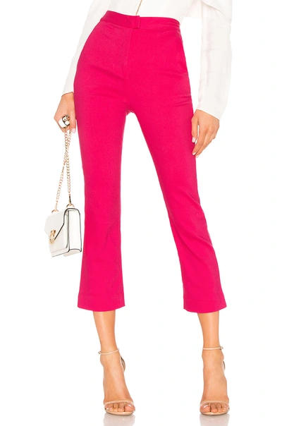 Lovers & Friends Janice Cropped Pants In Hot Pink