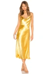 Endless Summer Berri Cowl Neck Slip Dress In Pot Of Gold