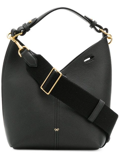 Anya Hindmarch Build A Bag Mini Leather Base Bag - Black