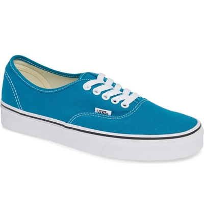 Vans 'authentic' Sneaker In Enamel Blue/ White Canvas