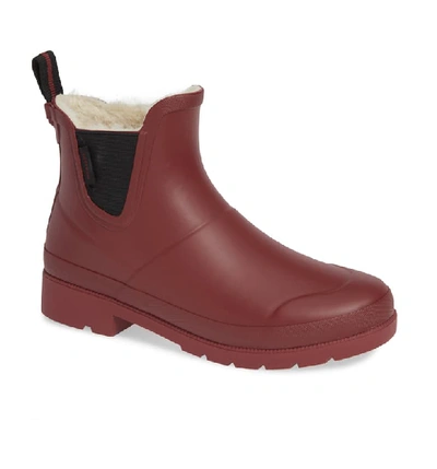 Tretorn Women's Lina Cold-weather Booties In Bordeaux/ Black
