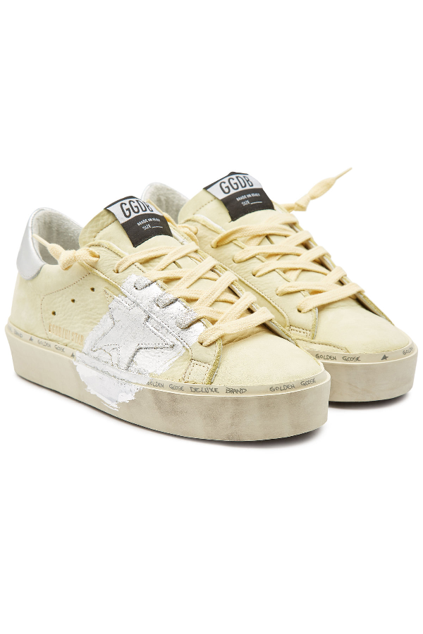 golden goose sneakers yellow