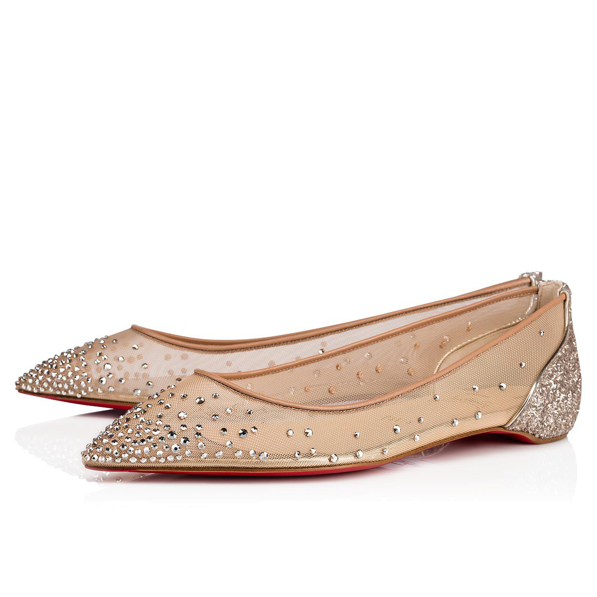 louboutin follies strass flats
