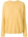 Acne Studios Samara Wool Sweater In Yellow