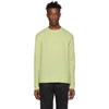 Acne Studios Peele Bobbled Wool And Cashmere-blend Sweater In Pale Green