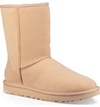 Ugg Classic Ii Genuine Shearling Lined Short Boot In Amber Light
