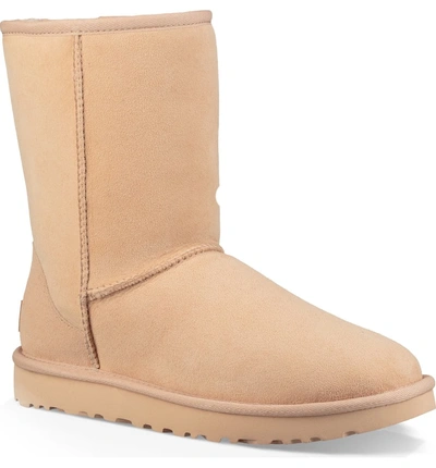 Ugg Classic Ii Genuine Shearling Lined Short Boot In Amber Light