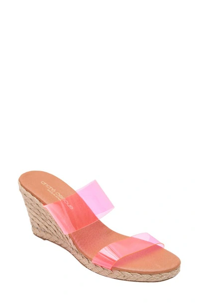 Andre Assous Anfisa Espadrille Wedge In Anfisa Faux Leather