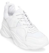 Steve Madden Movement Sneaker In White Leather