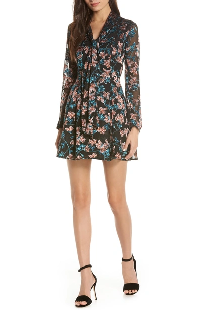 Ali & Jay Maybe It's Love Minidress In Floral Burnout