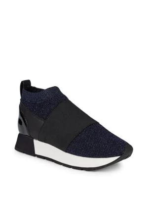 dolce vita black slip on sneakers