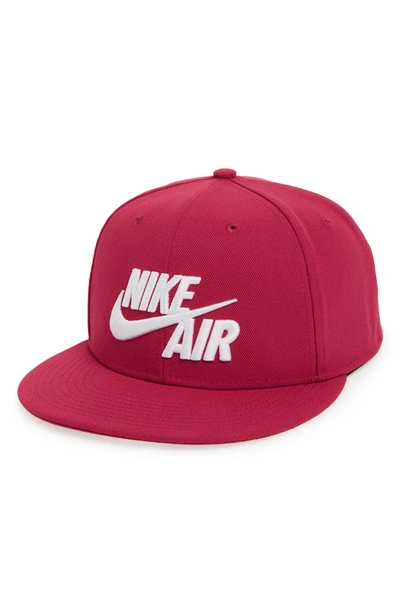 Nike Air True Snapback Baseball Cap - Red In Red Crush