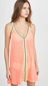 Pitusa Mini Swim Cover-up Dress In Watermelon