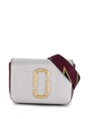 Marc Jacobs Hip Shot Convertible Crossbody Bag - Metallic In Grey