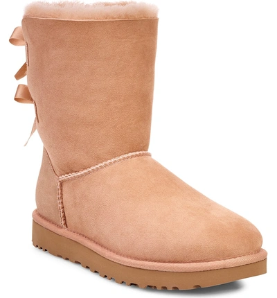 Ugg Bailey Bow Ii Genuine Shearling Boot In Arroyo Suede