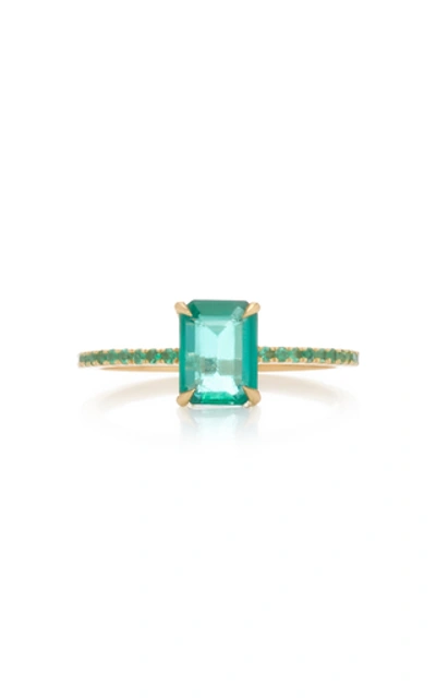 Yi Collection 18k Gold Emerald Ring In Green