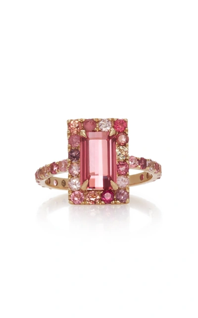 Yi Collection 18k Gold Tourmaline Ring In Pink