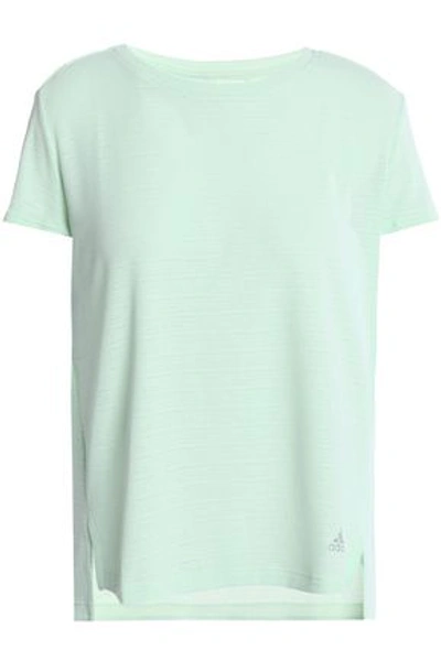 Adidas Originals Woman Stretch-jersey T-shirt Mint In Light Green | ModeSens