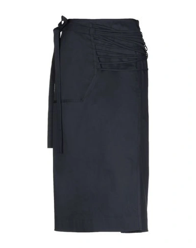 Calvin Klein 205w39nyc Midi Skirts In Dark Blue