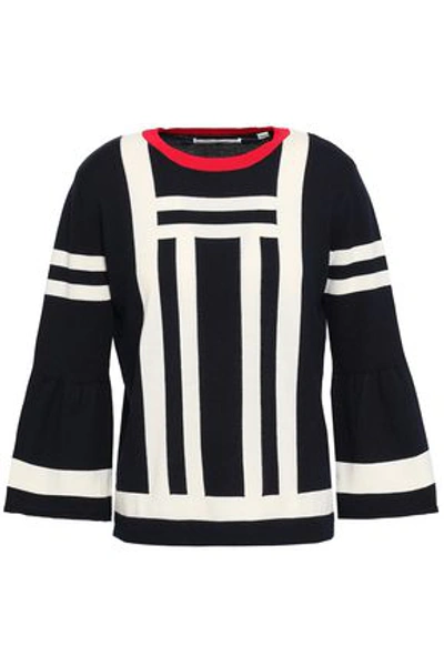 Chinti & Parker Chinti And Parker Woman Intarsia Cotton Sweater Navy