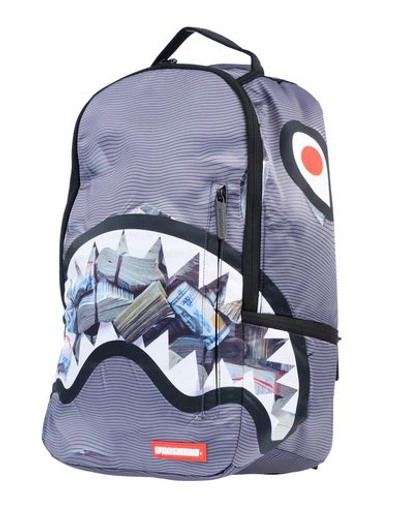 Sprayground Backpack & Fanny Pack In Lead