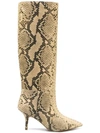 Yeezy Snake Effect Mid-calf Boots In Neutrals