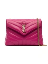Saint Laurent Pink Lou Lou Quilted Leather Shoulder Bag