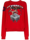 Givenchy Printed Cotton Sweatshirt In Red