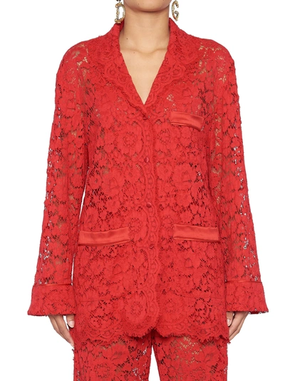 Dolce & Gabbana Jacket In Red