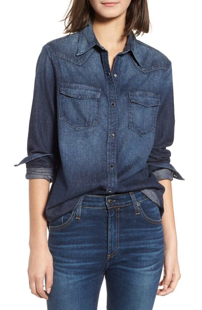 Ag Deanna Denim Shirt In Timeless