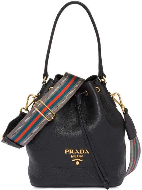prada striped bag strap