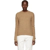 Helmut Lang Brushed Wool-alpaca Crewneck Pullover Sweater In Band