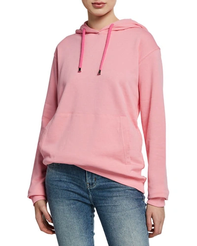 Notify Hooded Sweatshirt With Kangaroo Pocket In Pink