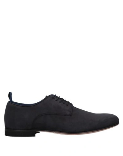 Alberto Guardiani Lace-up Shoes In Steel Grey
