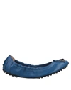 Tod's Ballet Flats In Blue