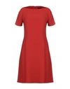 Antonelli Short Dresses In Red