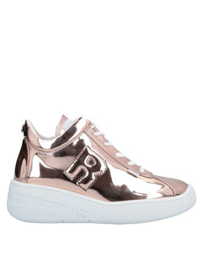 Ruco Line Sneakers In Copper