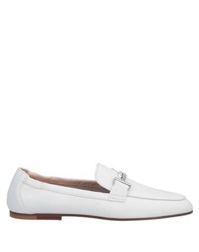 Tod's Loafers In White