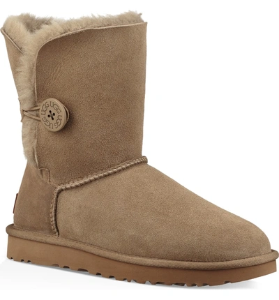 Ugg 'bailey Button Ii' Boot In Antelope Suede