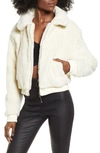 Tiger Mist Teddy Jacket In White