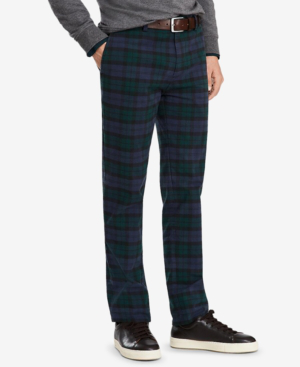 Brooks Brothers Men S Red Fleece Stretch Black Watch Tartan
