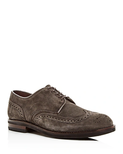 Allen Edmonds Men's Nomad Suede Brogue Wingtip Oxfords In Gray